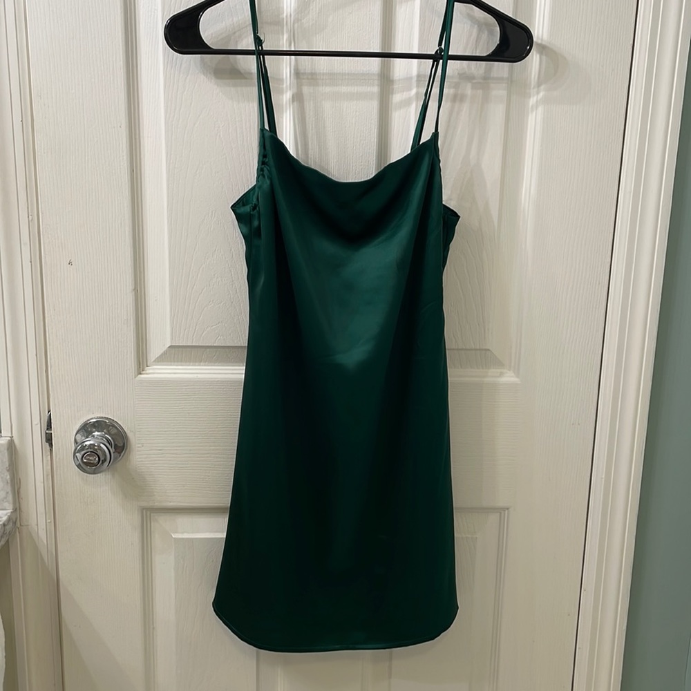Forever 21 Green Slip Dress